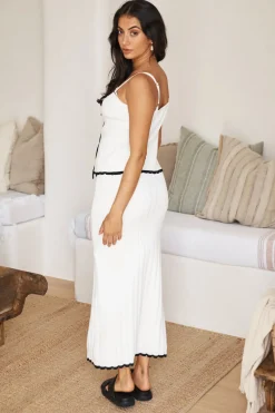 Finer Things Cami Top White