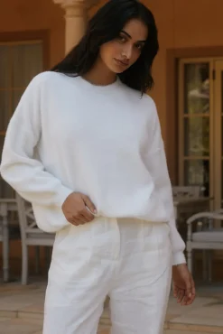 Fior Nights Jumper in White