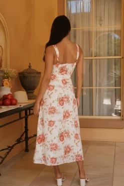Fleeting Moments Floral Mini Dress Red
