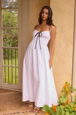 Fleeting Moments Maxi Dress White