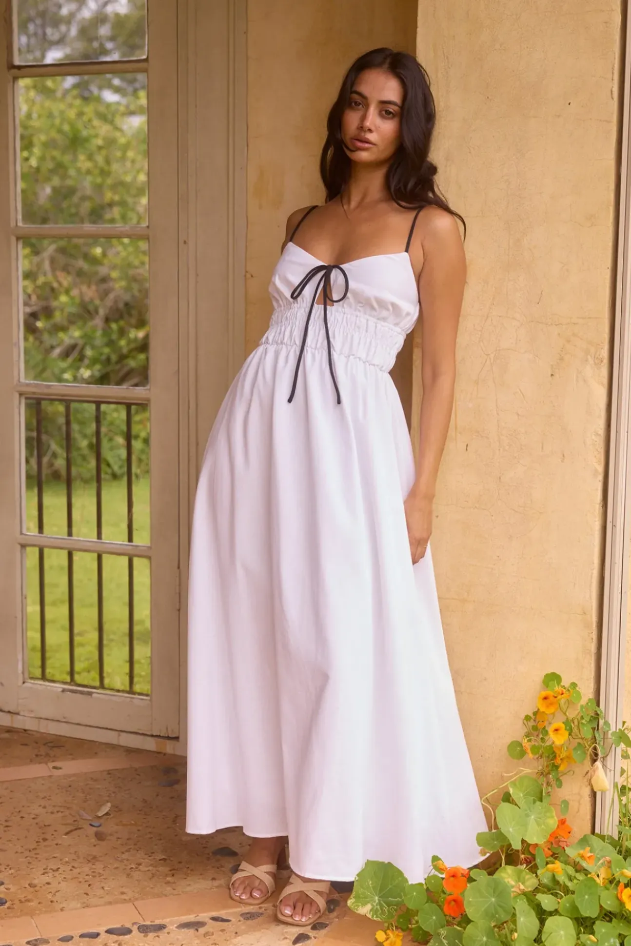 Fleeting Moments Maxi Dress White