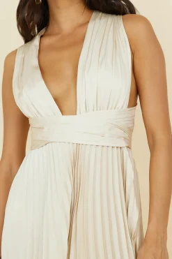 Florentina Midi Dress Champagne