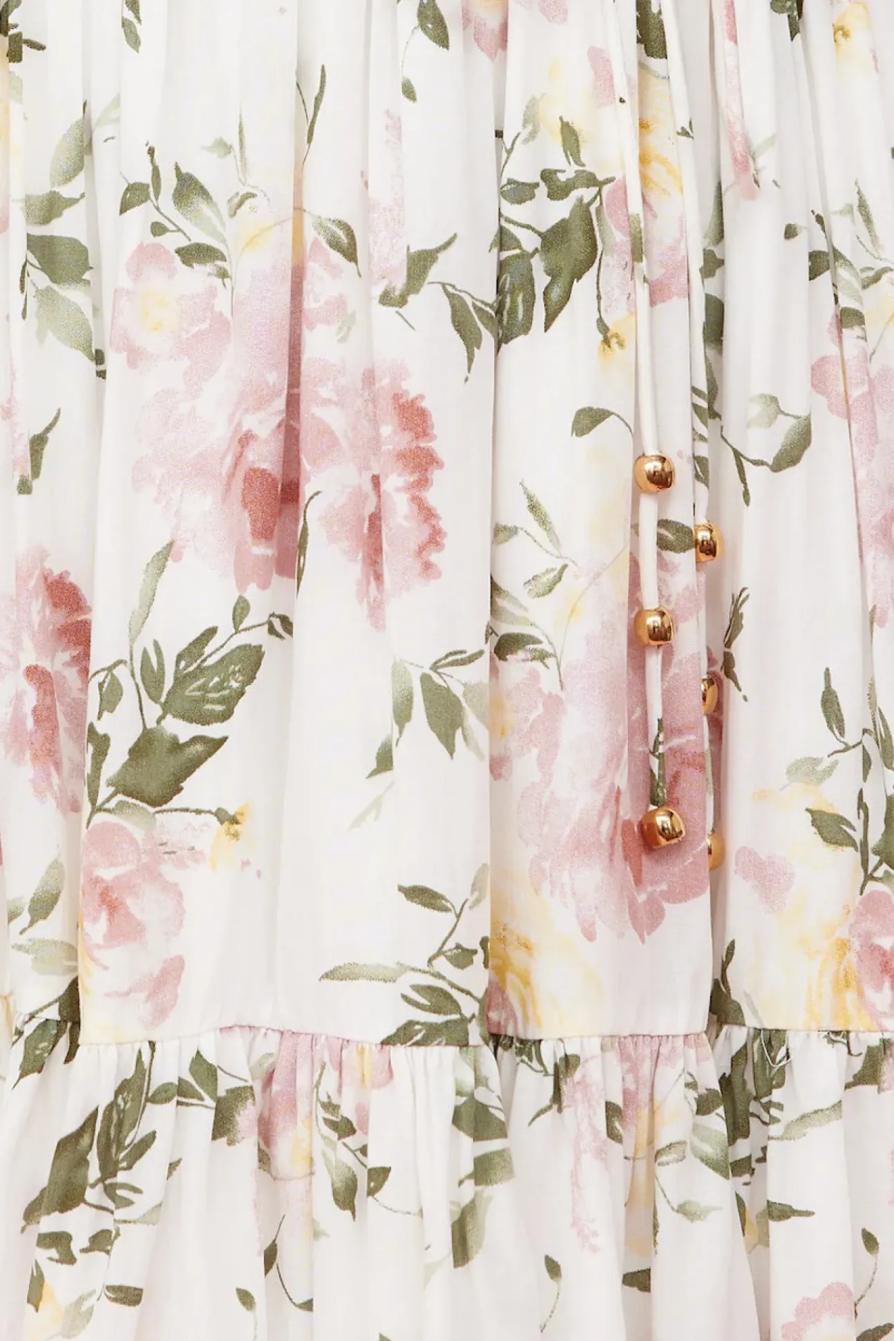 Flower Picking Dress White