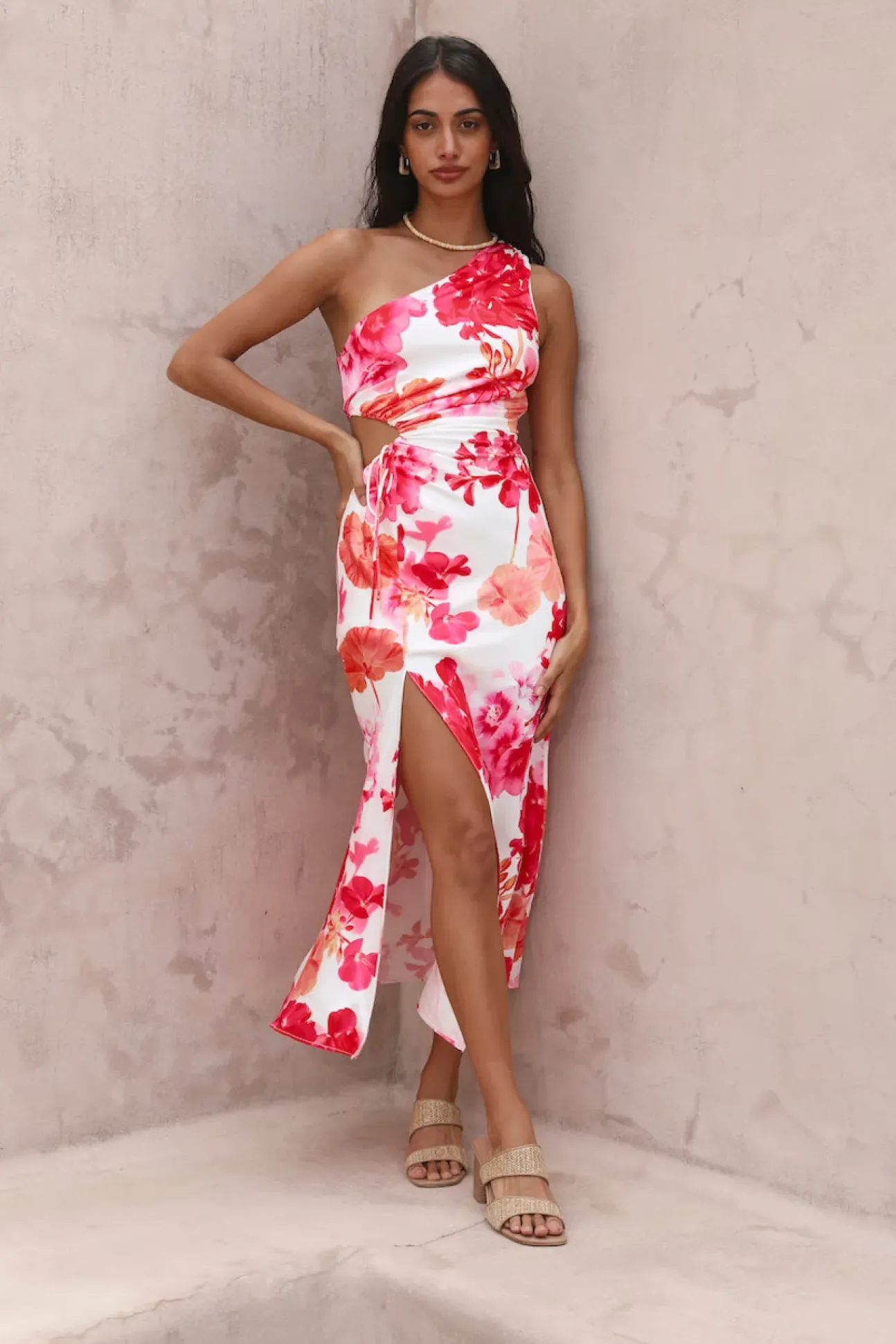 Flowers In Your Hair Maxi Dress Pink