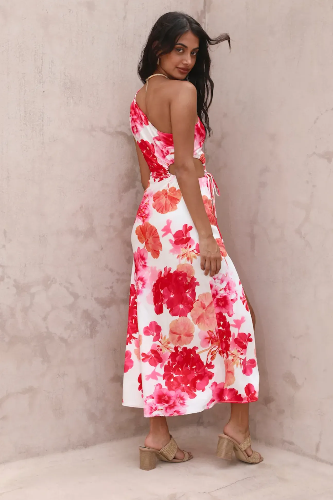 Flowers In Your Hair Maxi Dress Pink