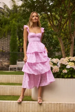Fonder Moments Maxi Dress Pink