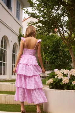 Fonder Moments Maxi Dress Pink