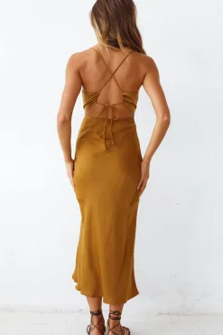 Forever Fresh Maxi Dress Brown