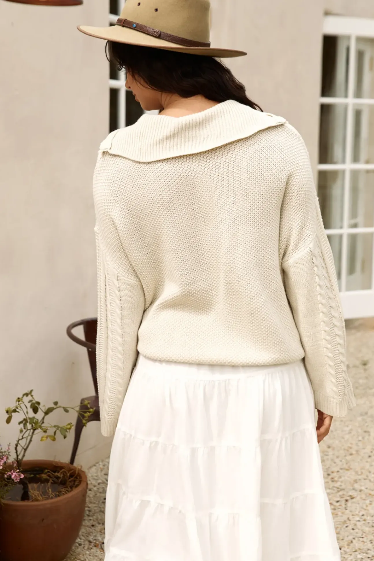 For Real Knit Jumper Beige