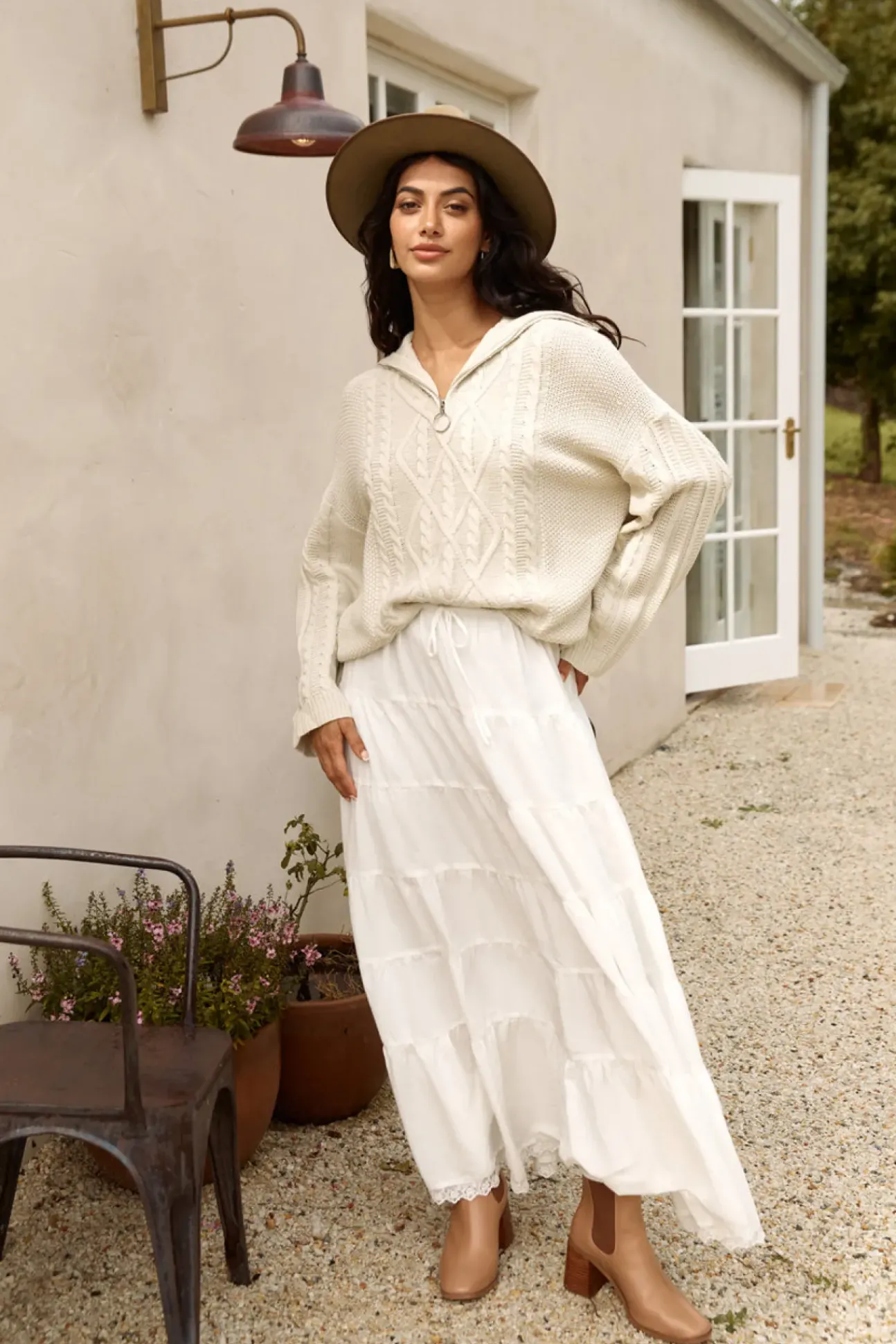 For Real Knit Jumper Beige