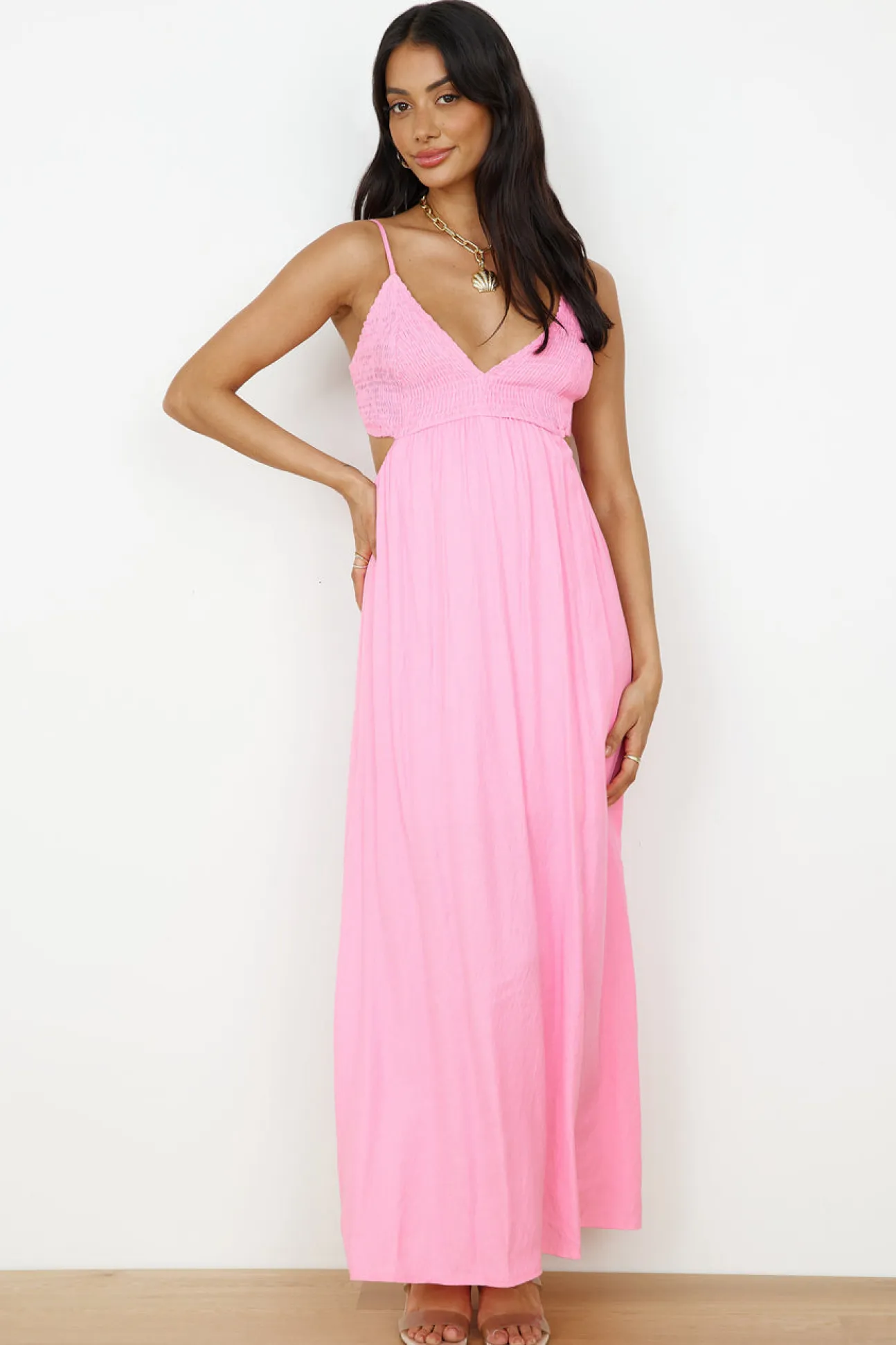 For So Long Maxi Dress Pink