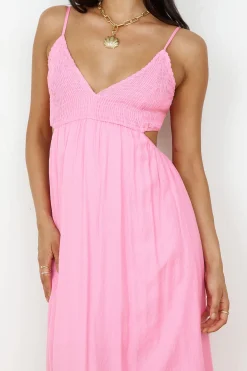 For So Long Maxi Dress Pink