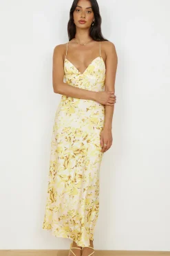 For The Taking Maxi Dress Yellow
