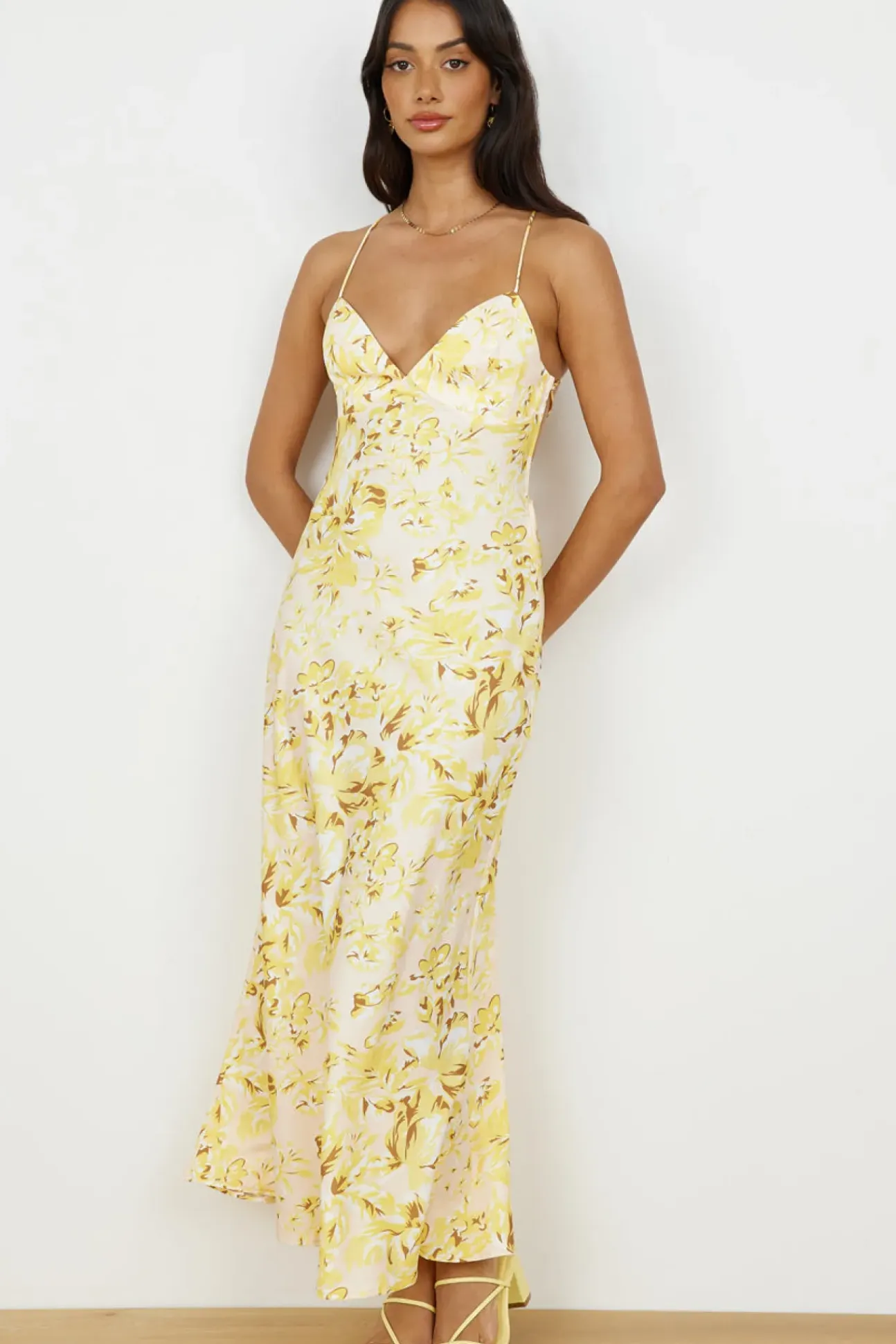 For The Taking Maxi Dress Yellow