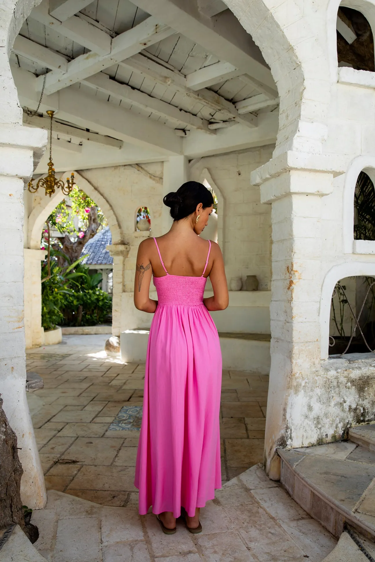 FORTUNATE ONE Blushing Lovers Maxi Dress Pink