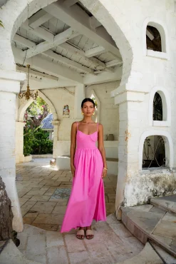FORTUNATE ONE Blushing Lovers Maxi Dress Pink