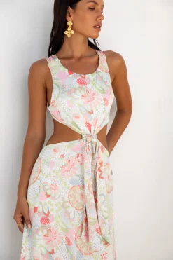 FORTUNATE ONE Clear Skies Maxi Dress Multi