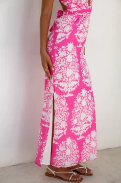 FORTUNATE ONE Harper Maxi Dress Pink