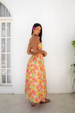 FORTUNATE ONE In Bloom Maxi Dress Floral