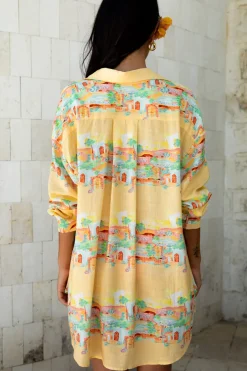 FORTUNATE ONE Venice Shirt Casablanca Print