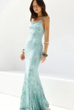 Fortune Flow Maxi Dress Sage