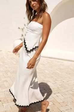 Found Love Maxi Skirt White