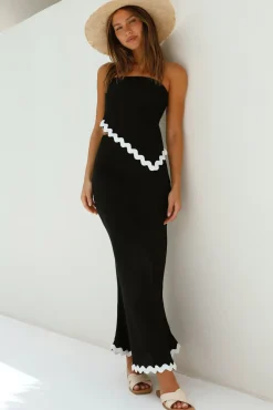 Found You Asymmetrical Top Black