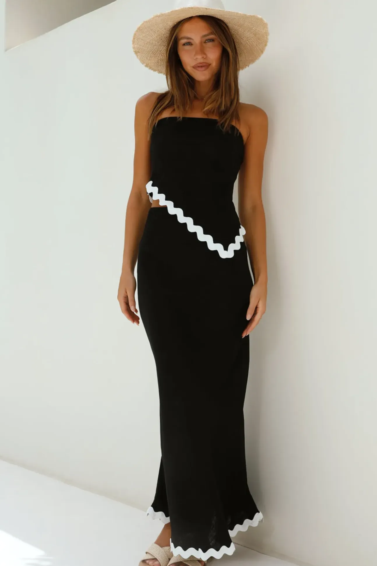 Found You Maxi Skirt Black