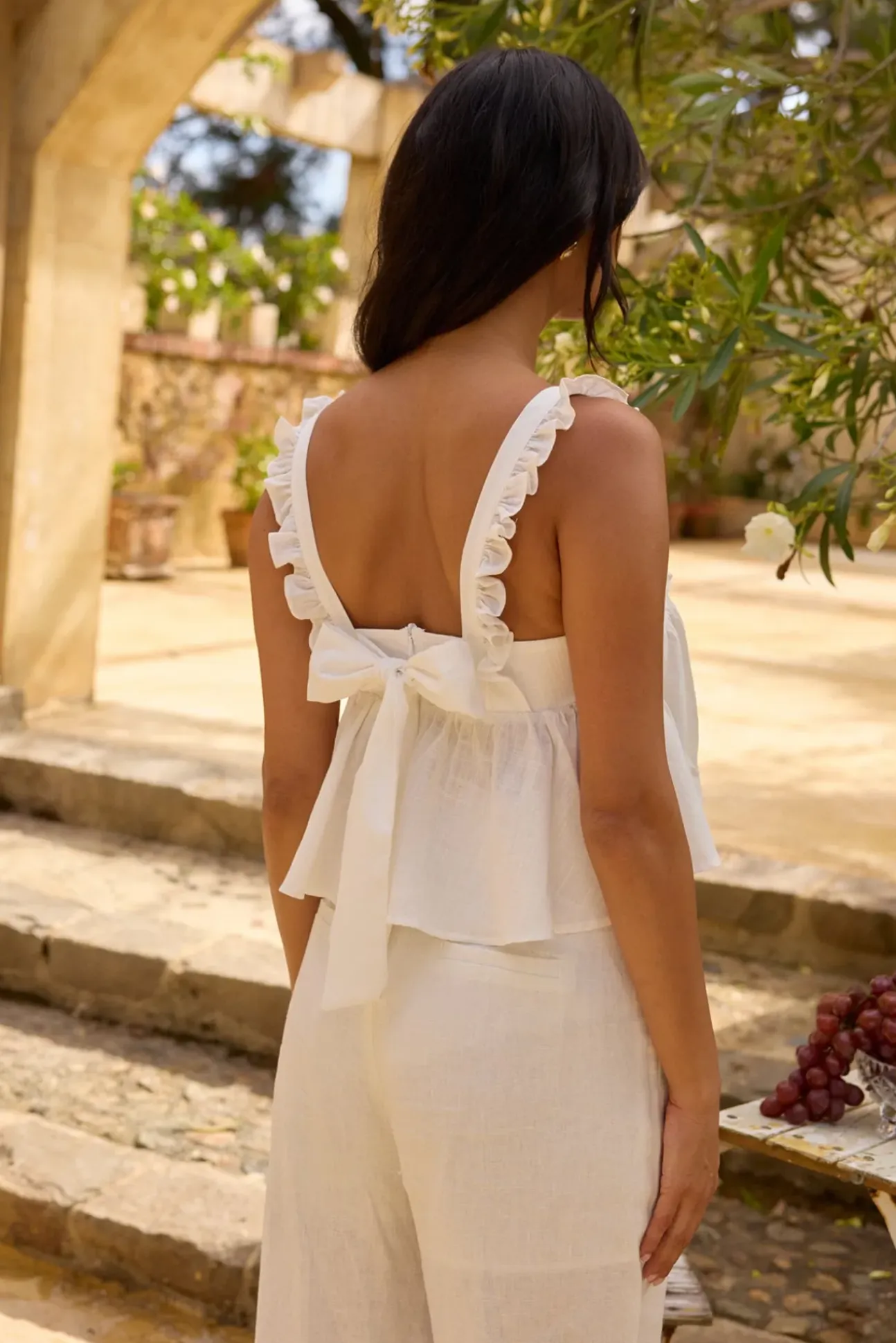 Freedom Found Crop Top White