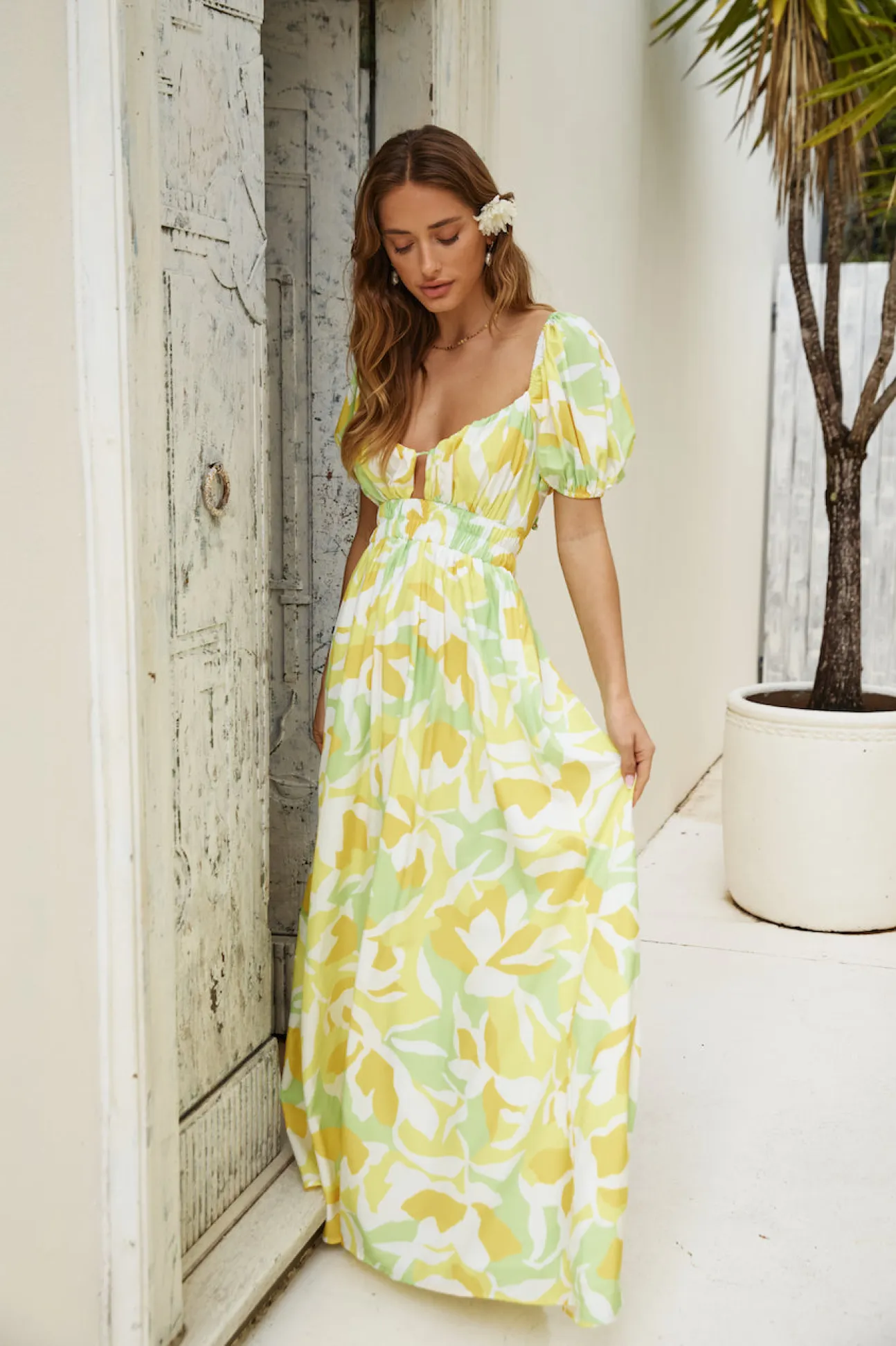 Freedom Found Maxi Dress Yellow