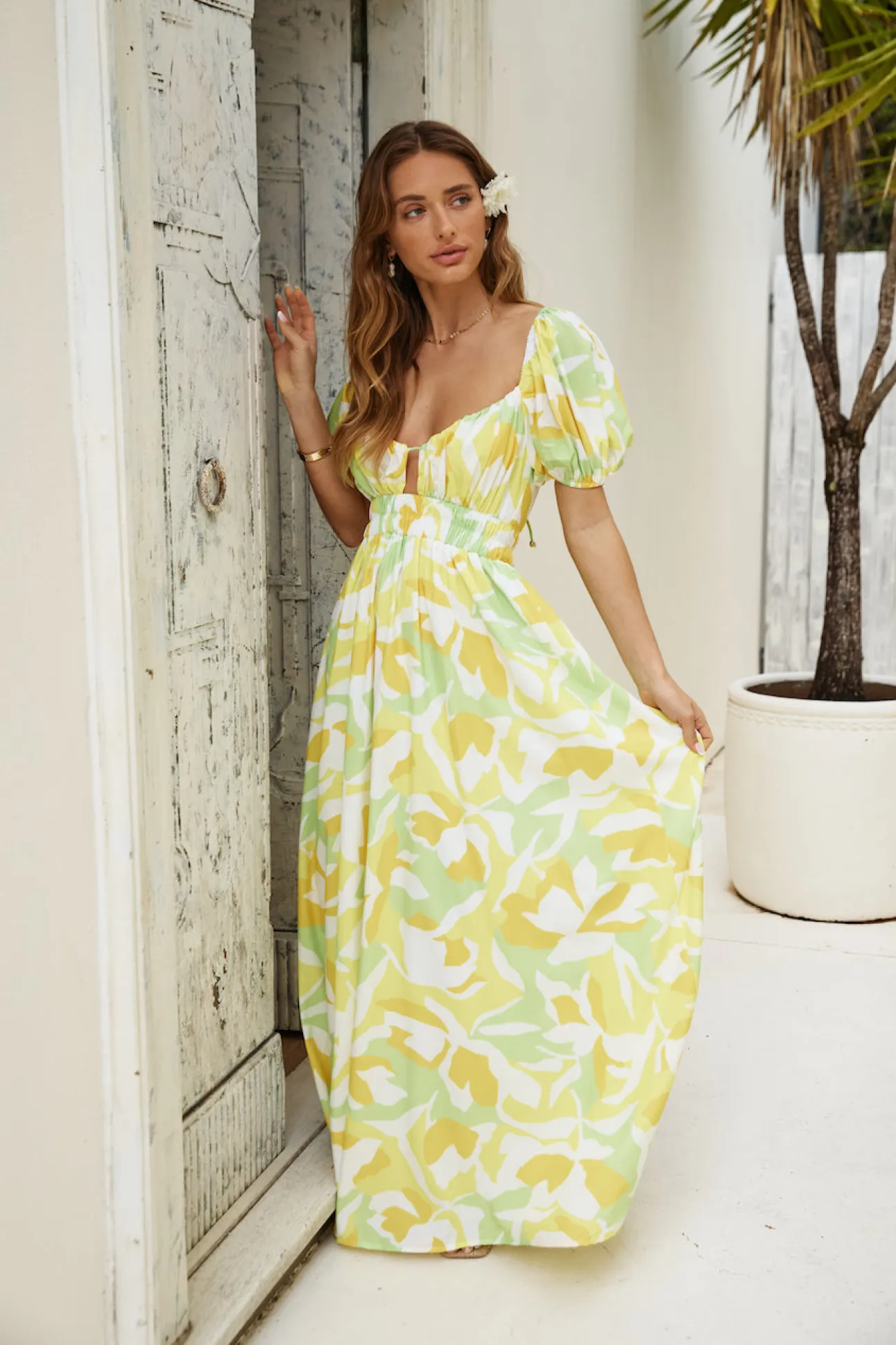 Freedom Found Maxi Dress Yellow