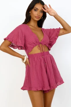 From Eden Playsuit Pink