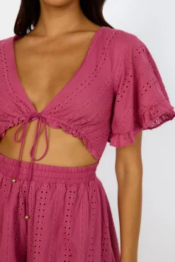 From Eden Playsuit Pink