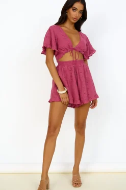 From Eden Playsuit Pink