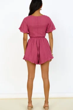 From Eden Playsuit Pink