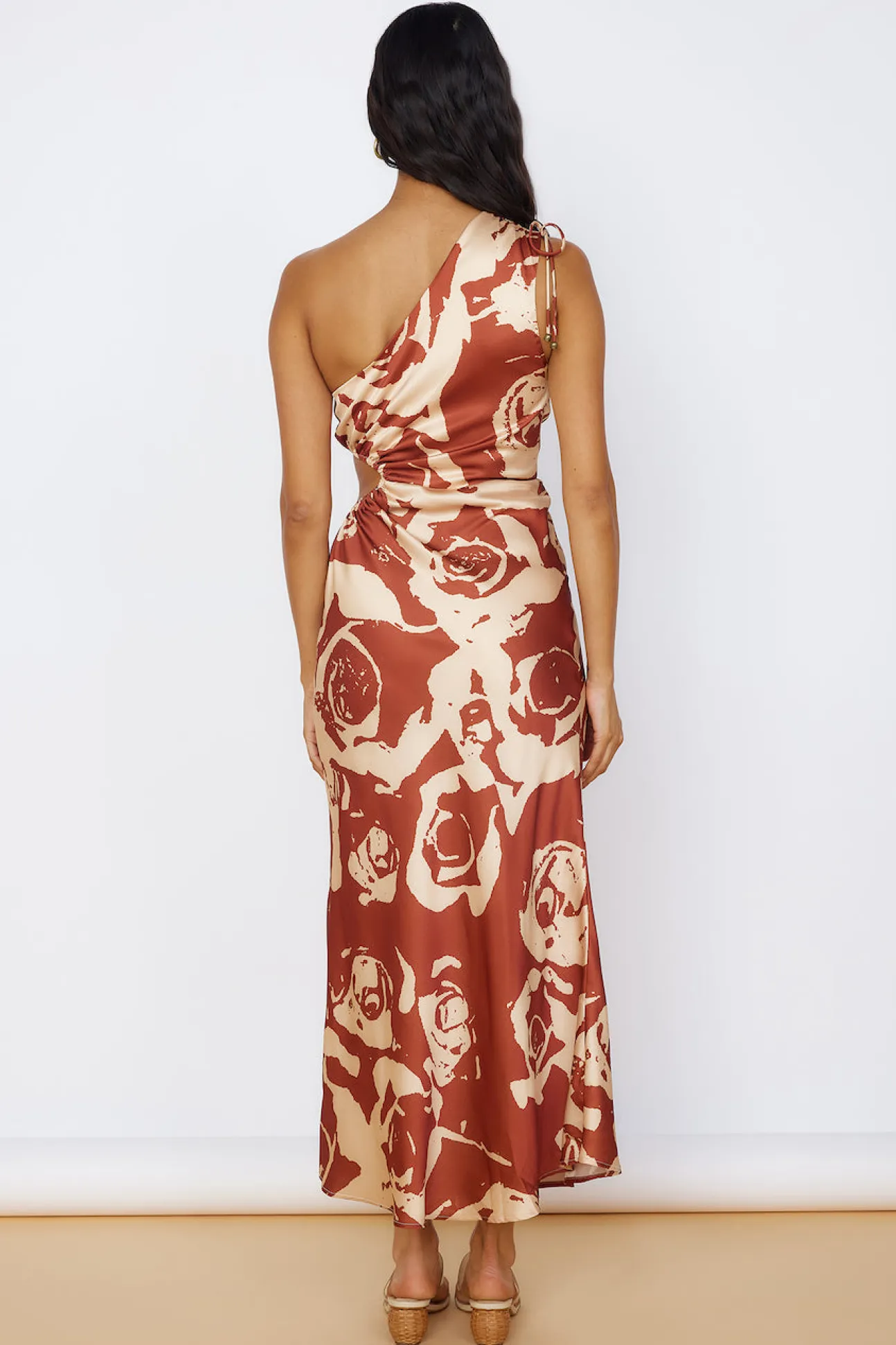 Fulfilled Dreams Maxi Dress Brown