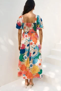 Garden Wedding Maxi Dress Multi