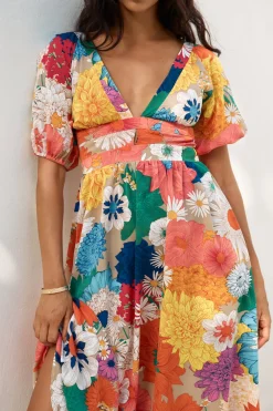 Garden Wedding Maxi Dress Multi