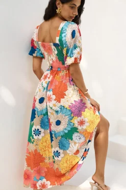 Garden Wedding Maxi Dress Multi