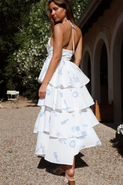 Gifting Joy Maxi Dress Blue