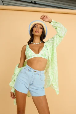 GIRL AND THE SUN Sarafina Tie Top Isadora