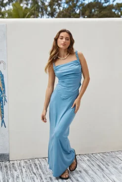 Girls Night Maxi Skirt Blue
