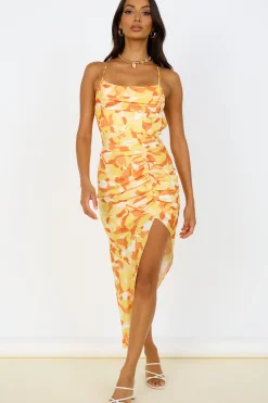 Glowing Skies Maxi Dress Yellow