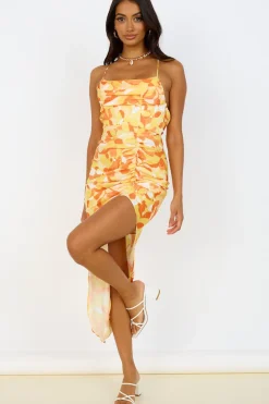 Glowing Skies Maxi Dress Yellow