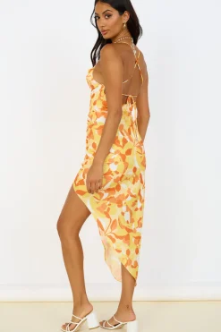 Glowing Skies Maxi Dress Yellow