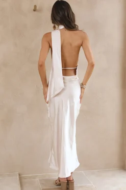 Goddess of the Sun Maxi Dress Champagne