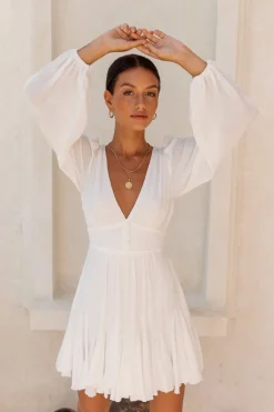 Going Solar Dress White