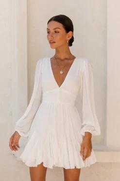 Going Solar Dress White