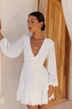 Going Solar Dress White