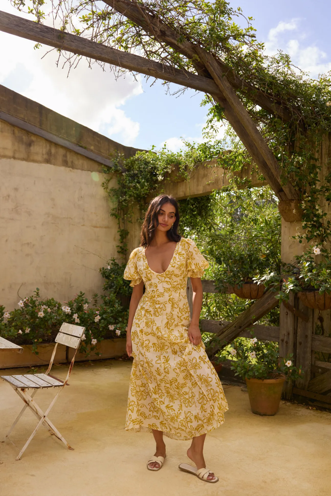 Golden Child Maxi Dress Yellow